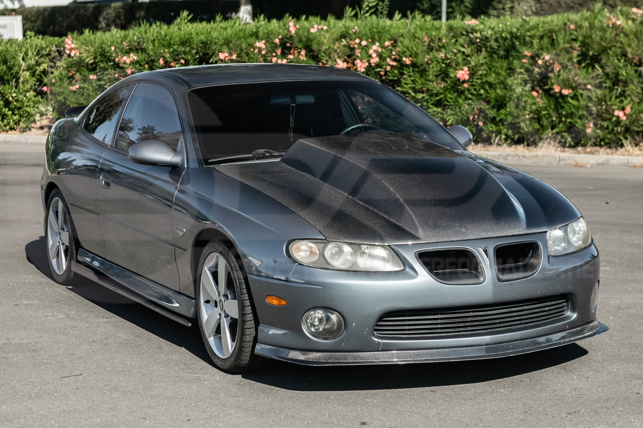 2004-2006 PONTIAC GTO | SDP PERFORMANCE STYLE CARBON FIBER FRONT COWL HOOD